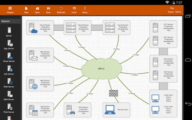 Flowdia Diagrams Lite android App screenshot 9