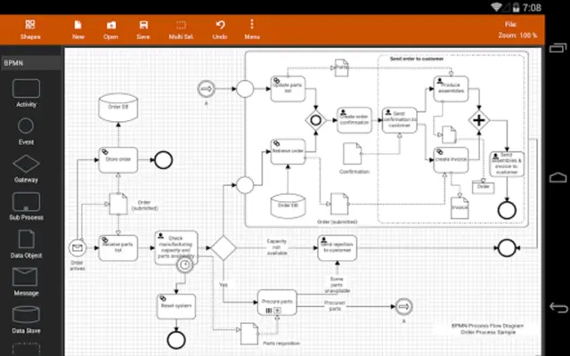 Flowdia Diagrams Lite android App screenshot 12