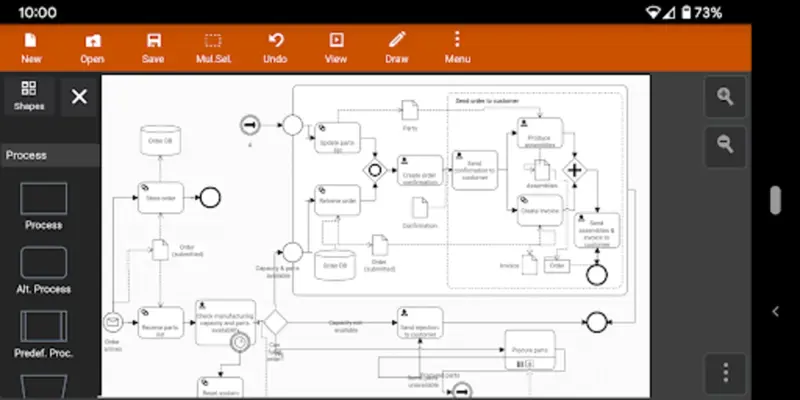 Flowdia Diagrams Lite android App screenshot 16