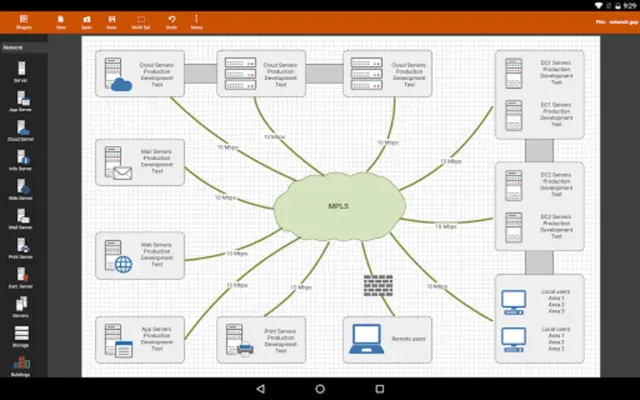 Flowdia Diagrams Lite android App screenshot 2