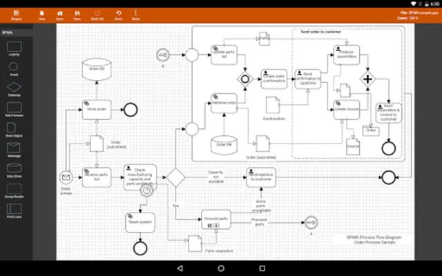 Flowdia Diagrams Lite android App screenshot 5