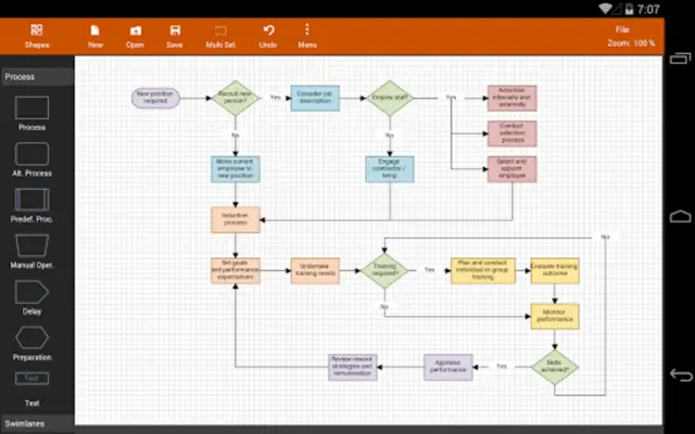 Flowdia Diagrams Lite android App screenshot 8